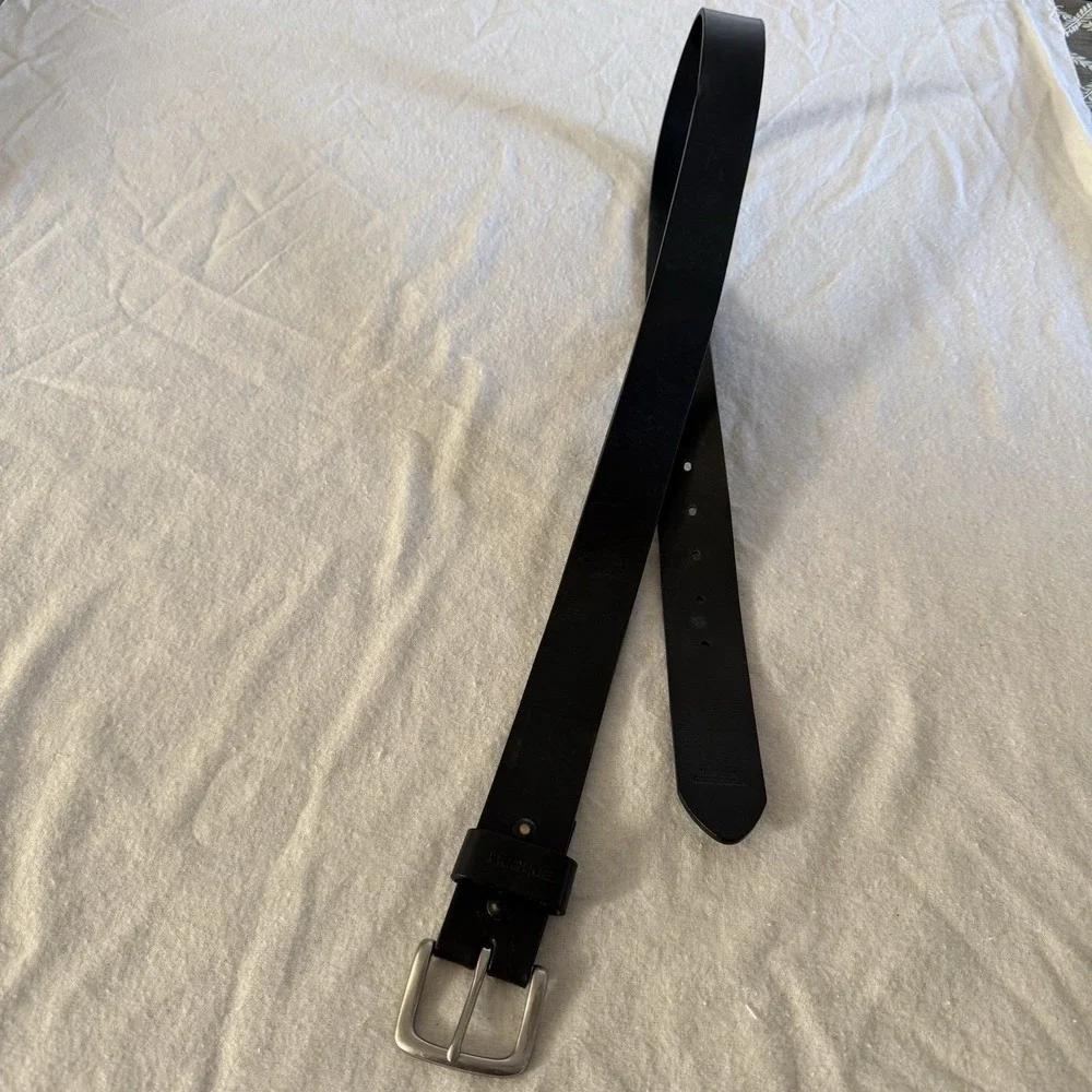 Carhartt Belt Genuine Leather Black Men's Size 40 'EUC'